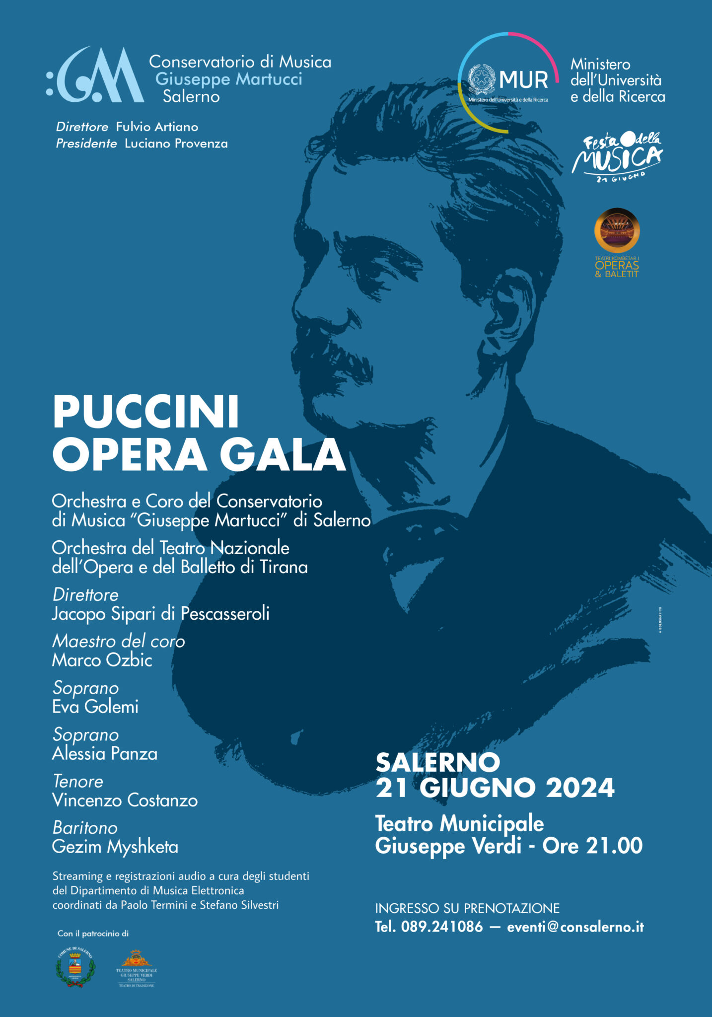 Salerno Festa Della Musica A Teatro Verdi Con Puccini Opera Gala