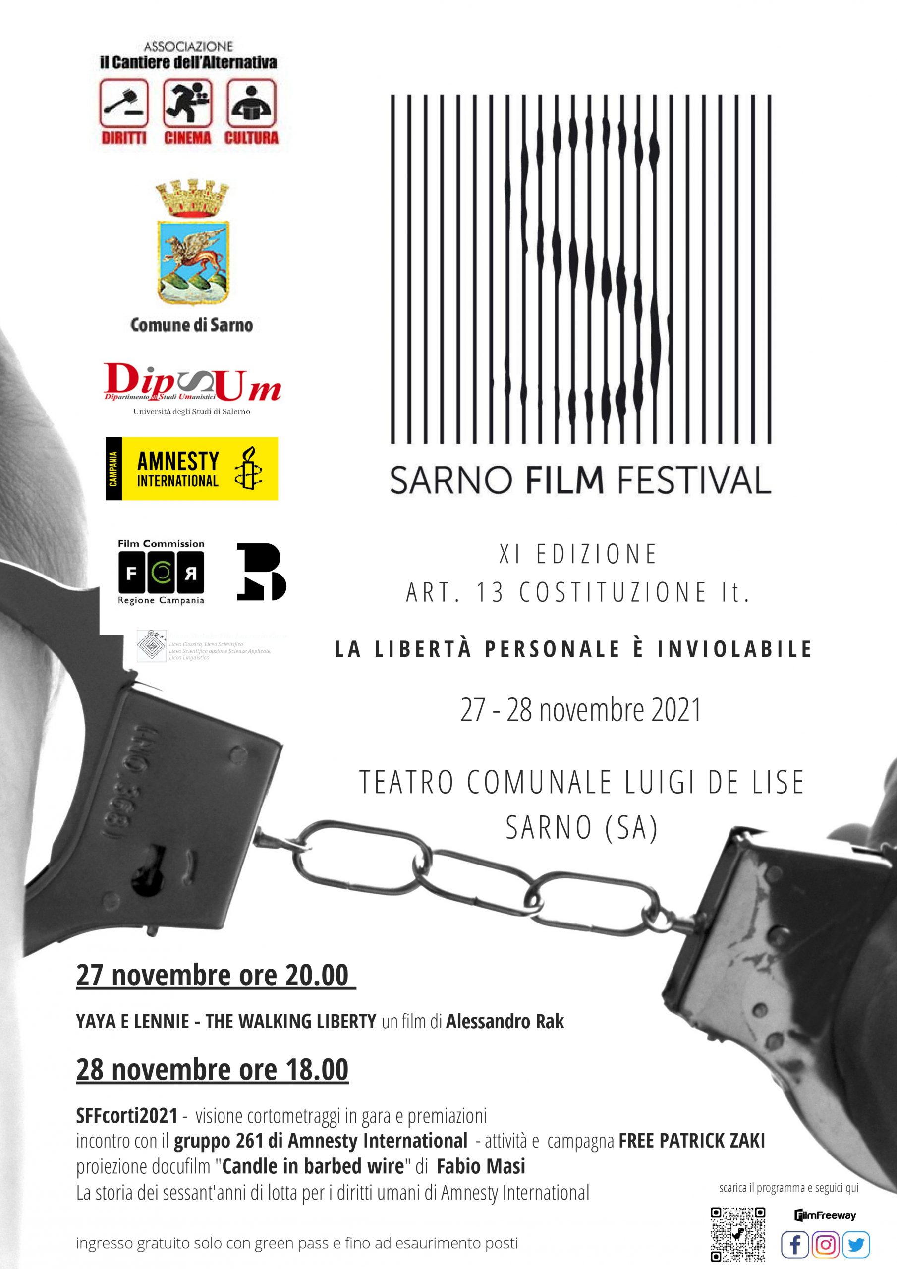 Sarno: Festival Cinematografico, al via Sarno Film Festival 2021