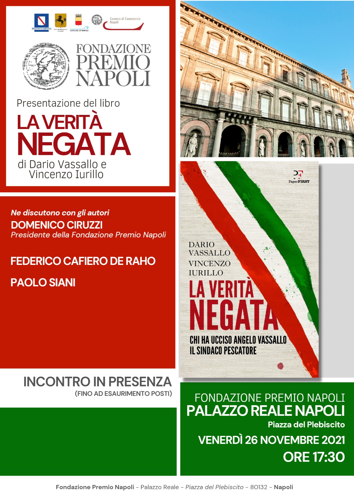 Napoli: storia di Angelo Vassallo, presentazione libro ‘La verità negata’