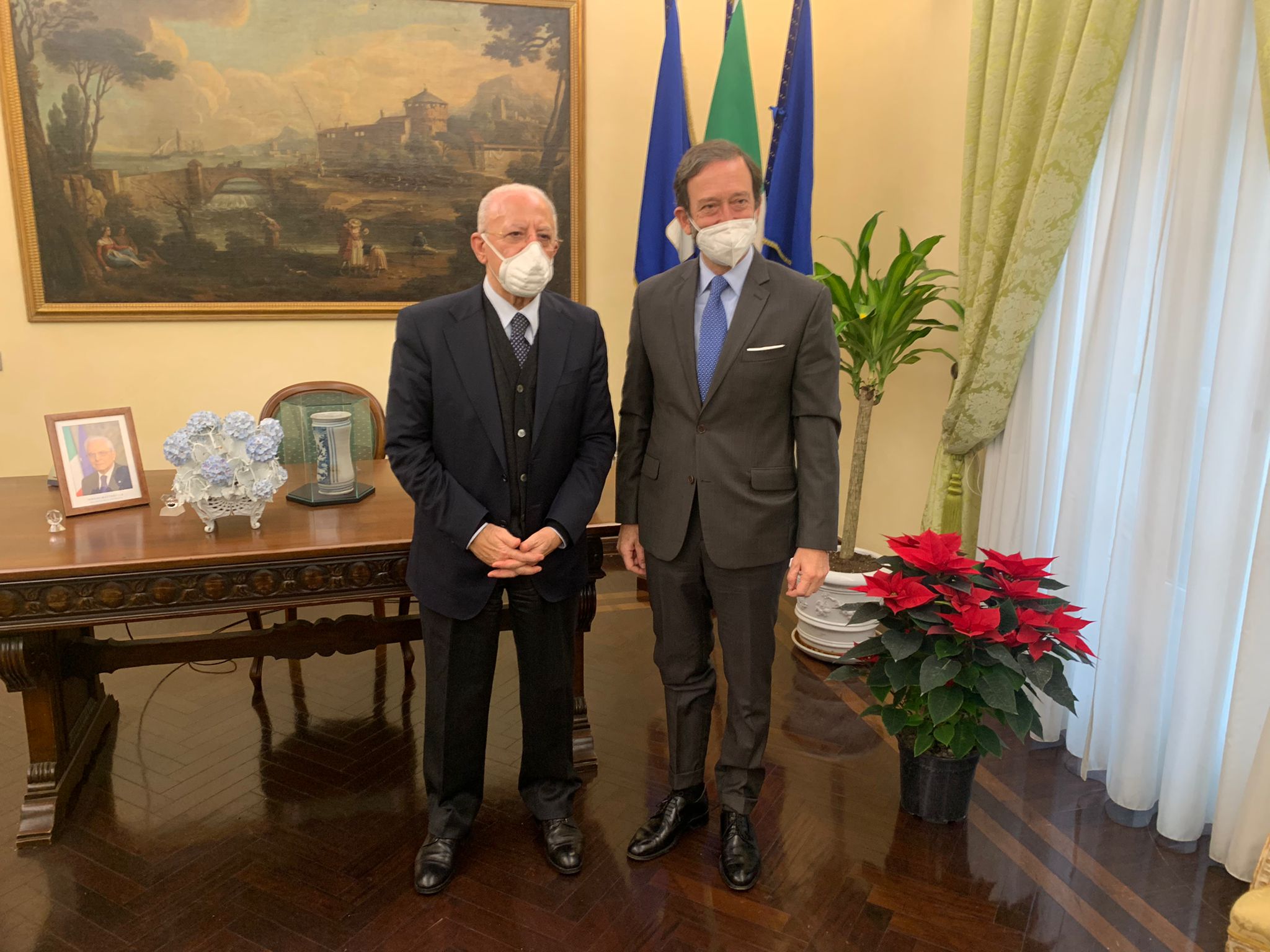 Regione Campania: Presidente De Luca incontra ambasciatore tedesco in Italia