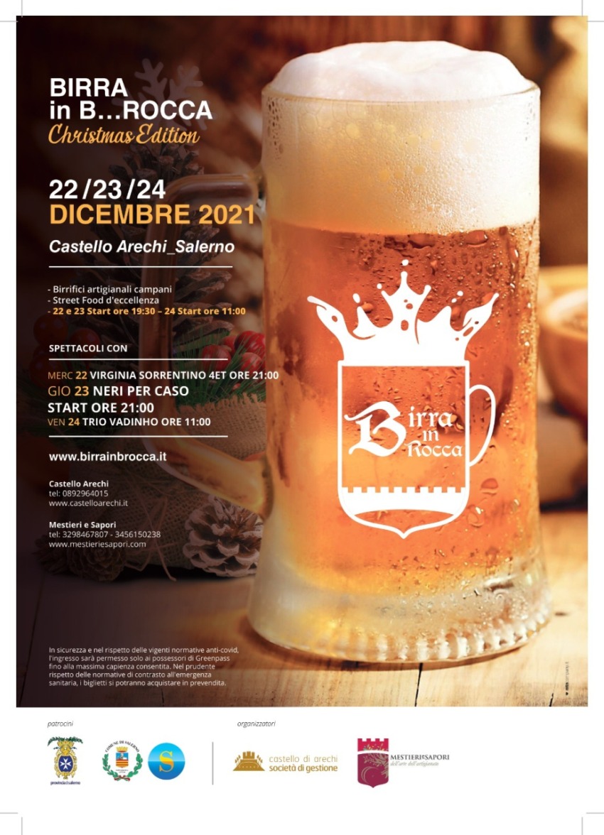 Salerno: al Castello Arechi “Birra in B…Rocca”