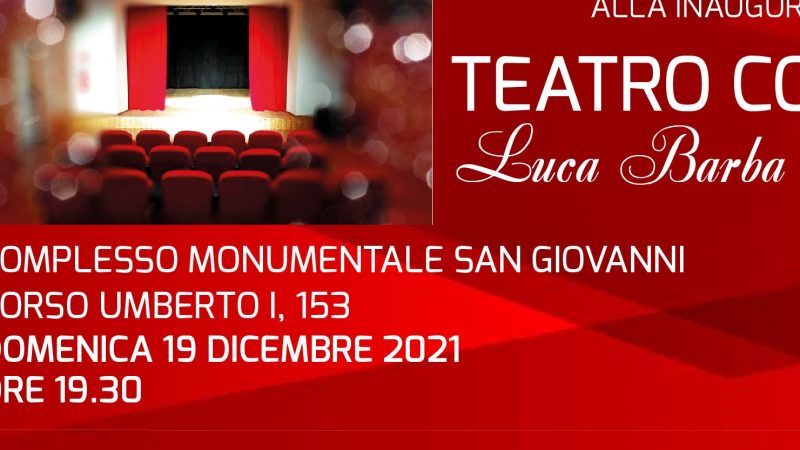 Cava de’ Tirreni: inaugurazione rinnovato Teatro Comunale “Luca Barba”