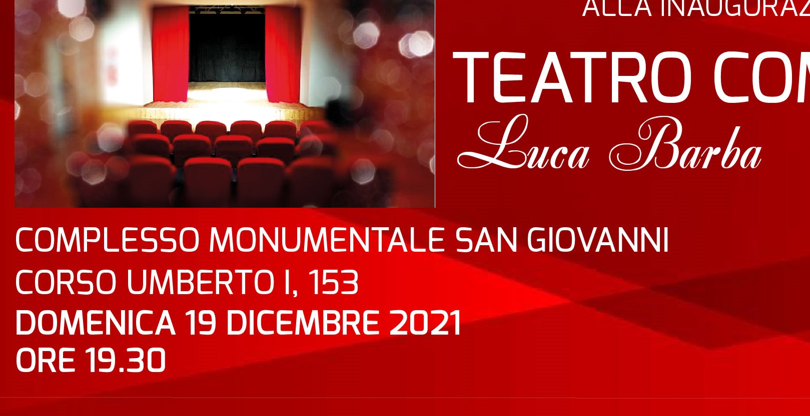 Cava de’ Tirreni: inaugurazione rinnovato Teatro Comunale “Luca Barba”