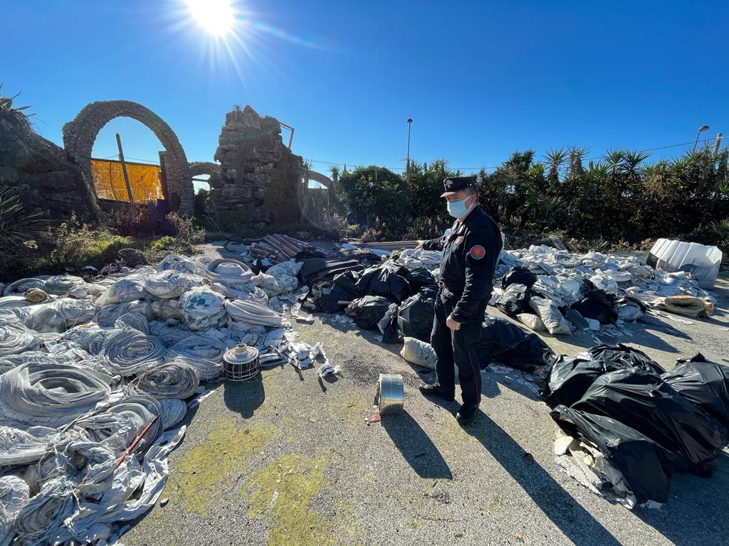 Pontecagnano Faiano: Carabinieri  Forestale, controlli ambientali, sequestrata discarica abusiva