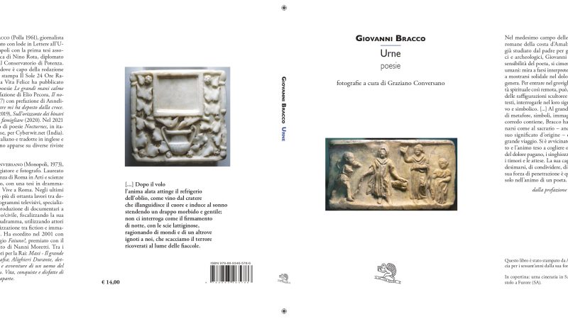 Salerno: in libreria “Urne”, silloge poetica di Giovanni Bracco -La Vita Felice Editore