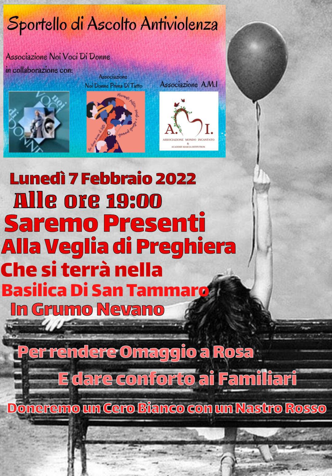 Grumo Nevano: Associazioni Antiviolenza nel ricordo di Rosa Alfieri “Daremo il nostro appoggio alla famiglia”