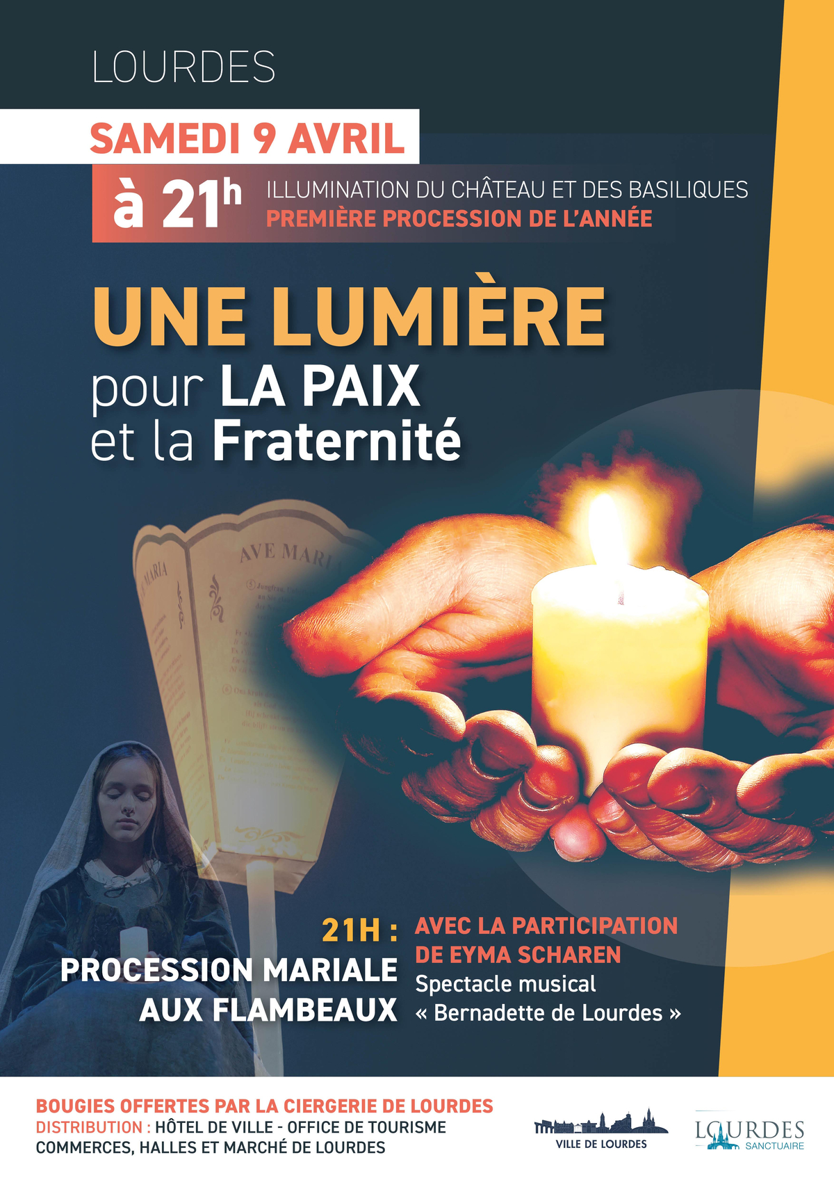 Lourdes: luce per Pace e Fraternità