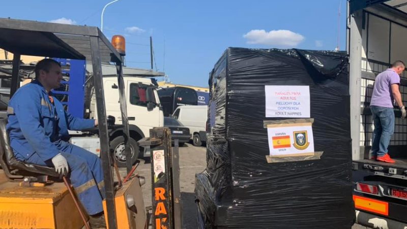 European Paratroopers Association: inviate finora 64 tonnellate di materiali e beni di emergenza