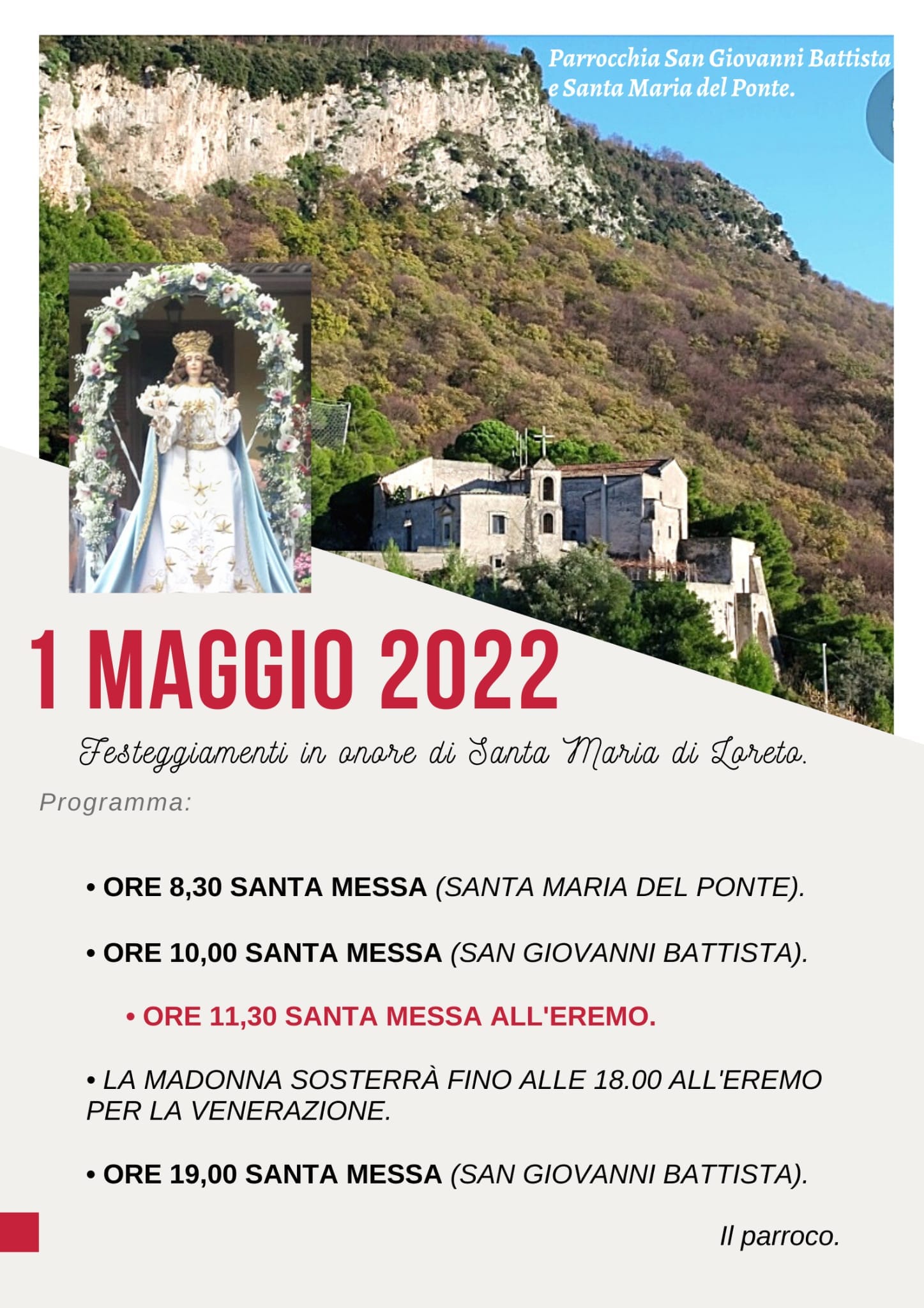 Roccapiemonte: Festa in onore di Santa Maria di Loreto