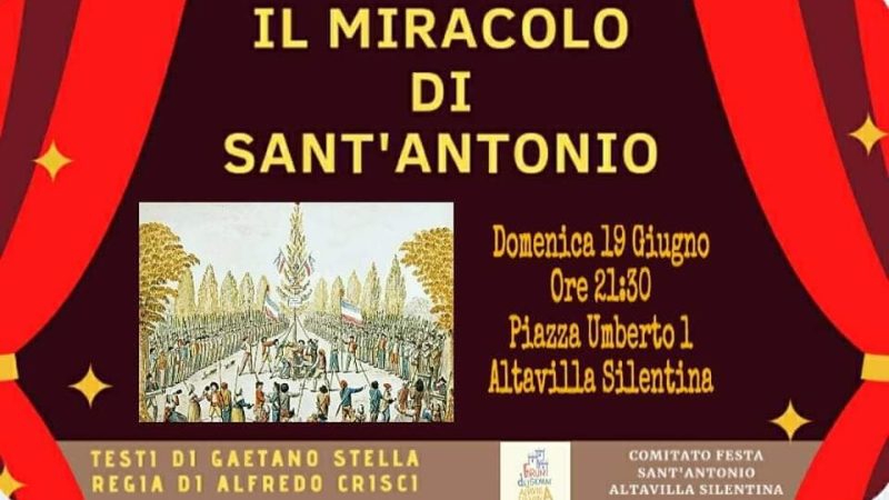 Altavilla: grande attesa per rievocazione storica del Miracolo di S. Antonio