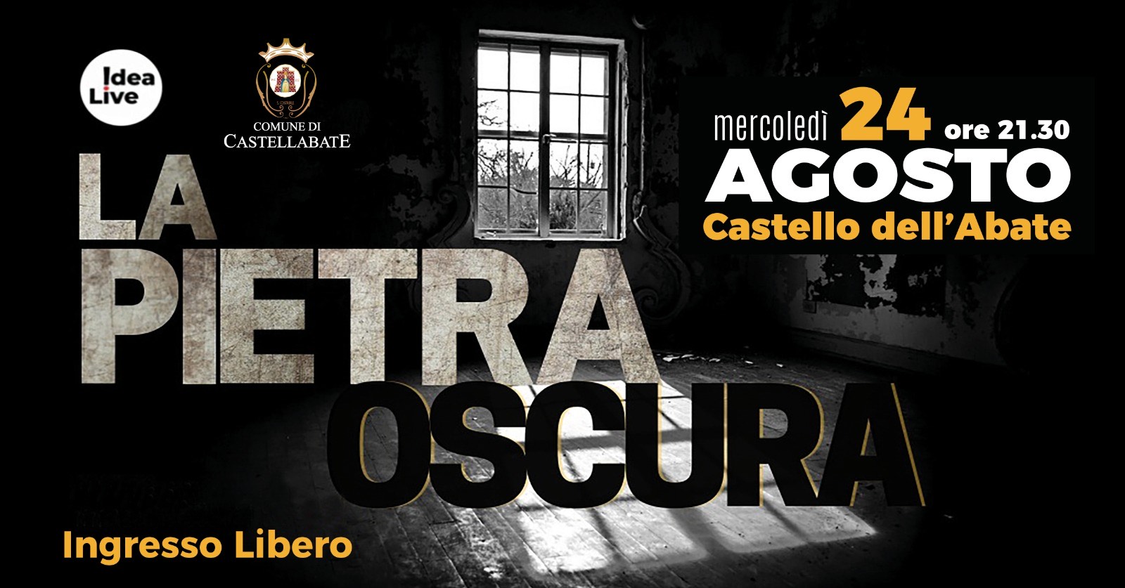 Castellabate: in scena “La Pietra Oscura” al Castello dell’Abate