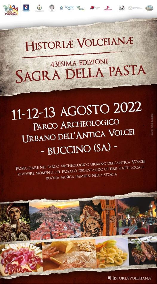 Buccino: 43^ ediz. manifestazione Historiae Volceianae “Sagra della pasta”