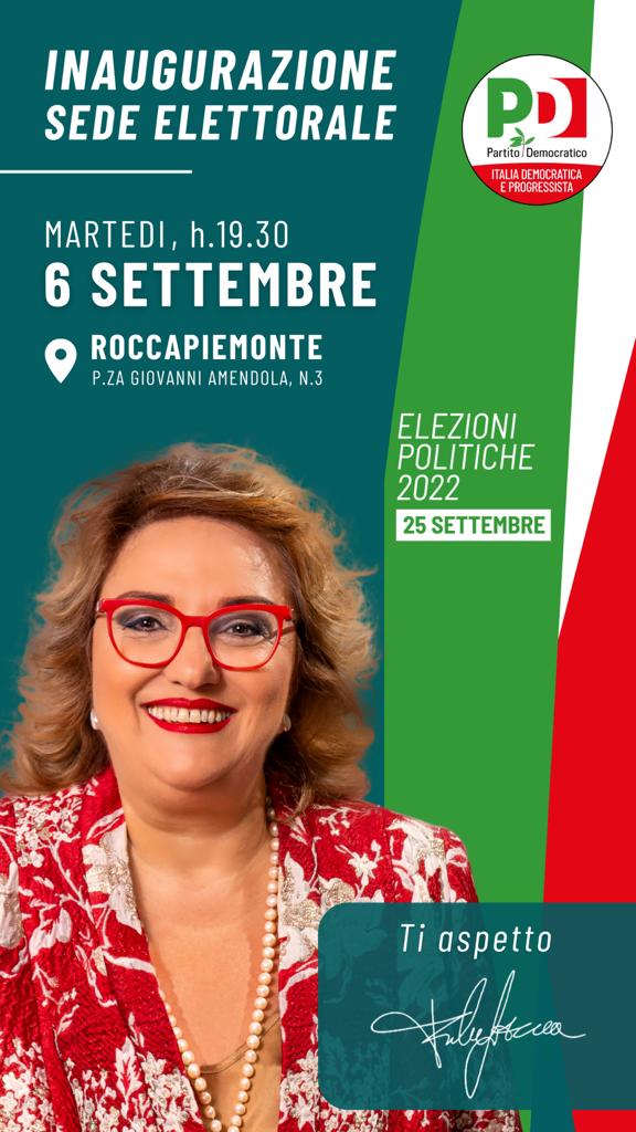 Roccapiemonte: Politiche, inaugurazione sede elettorale candidata alla Camera Paola Lanzara