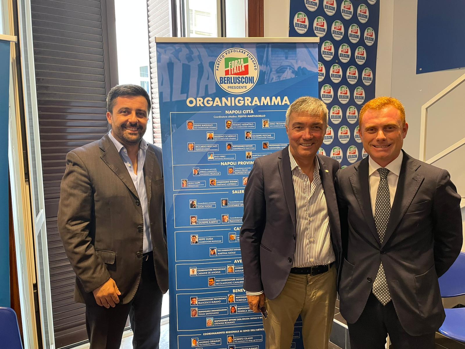 Campania: FI, Martusciello presenta squadra dirigente con Spinelli, Ruberto, Pastore, Vuolo