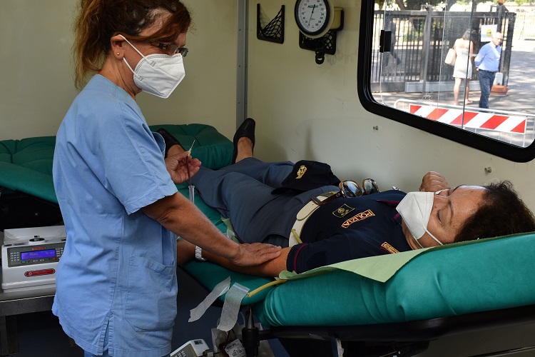 Capaccio – Paestum:  Associazione Donatori Volontari Polizia di Stato (ADVPS) “DonatoriNati” -Associazione “G. Palatucci”, Giornata di raccolta sangue