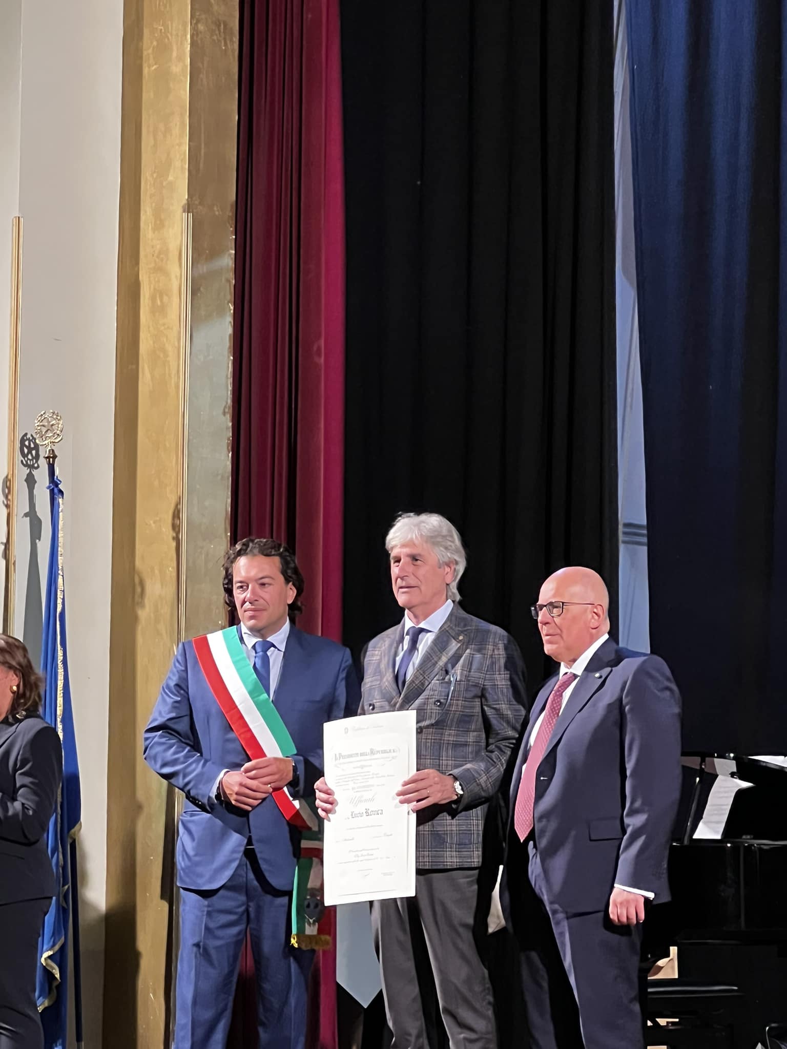 Vietri sul Mare: maestro Lucio Ronca ufficiale della Repubblica, auguri del Sindaco De Simone