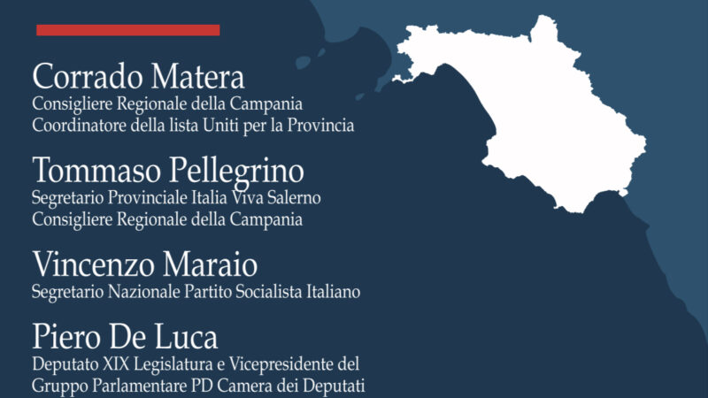 Salerno: PD, Provinciali, incontro con Sindaci e consiglieri comunali