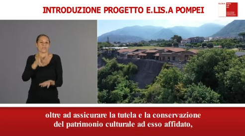 Pompei: E.LIS.A Enjoy LIS Art, ville vesuviane sempre più accessibili grazie ad App in LIS