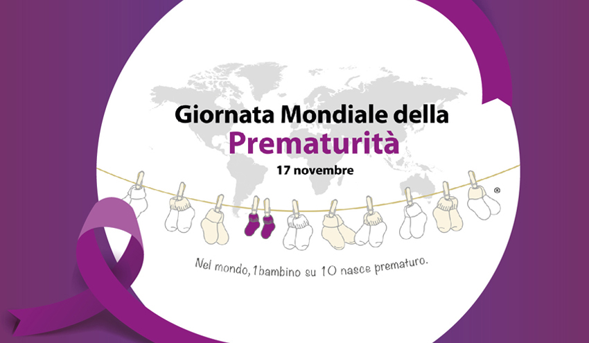 Nocera Inferiore: Giornata Mondiale della Prematurità, Comune viola e bianco