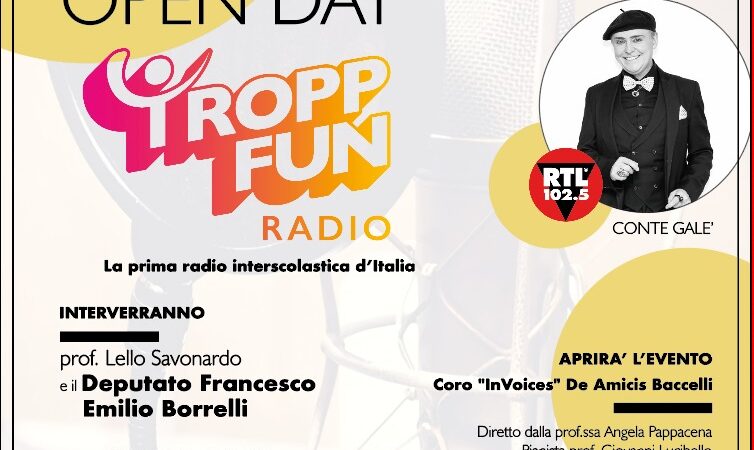 Sarno: Tropp Fun Radio, Open Day a Teatro De Lise