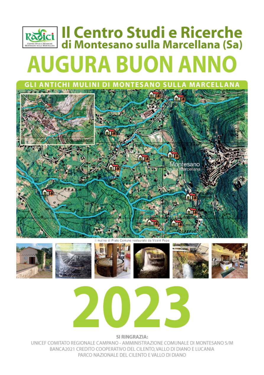 Montesano sulla Marcellana: 17 antichi mulini “perduti” nel calendario 2023  di “Radici”