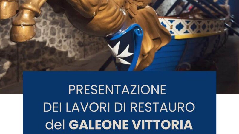 Amalfi: presentazione restauro Galeone in legno “Vittoria”