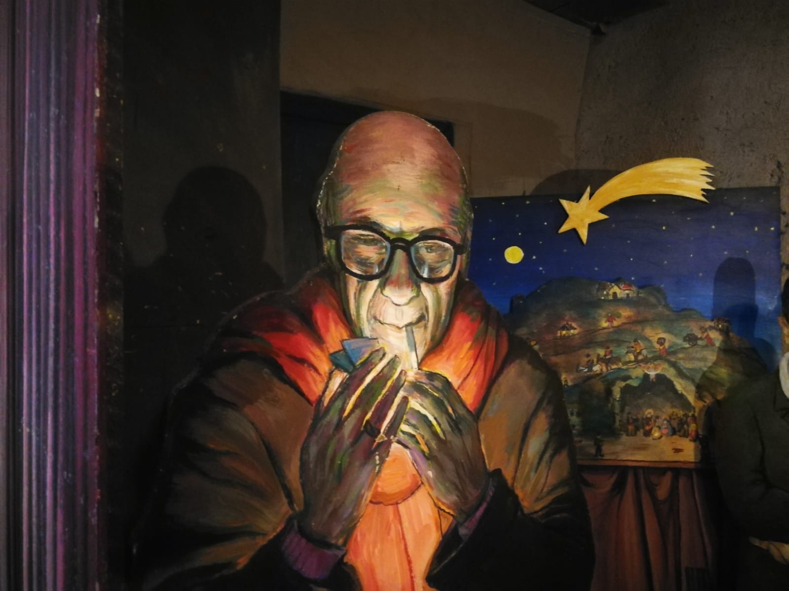 Salerno: targa per centenario nascita Mario Carotenuto nel suo presepe dipinto
