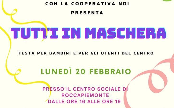 Roccapiemonte: Carnevale, 4 giorni di festa