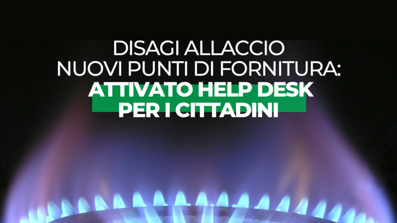 Nocera Superiore: disagi fornitura metano, Sindaco Cuofano chiede chiarimenti