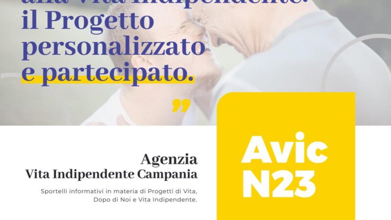 Nola: Avic N23, presentazione Progetto “Dall’assistenza alla Vita indipendente”