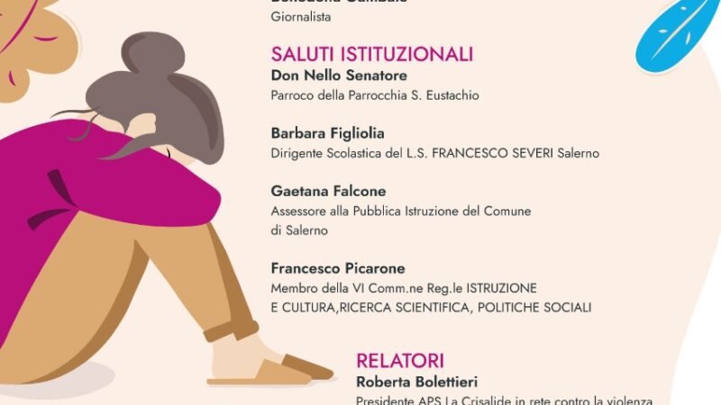 Salerno: a Teatro Annabella Schiavone, convegno “Riflessioni, Azioni e Proposte per un’efficace tutela della donna”