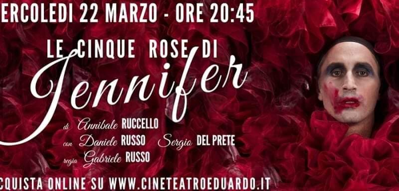 Agropoli: al Teatro “De Filippo” di scena “Le cinque rose di Jennifer” 