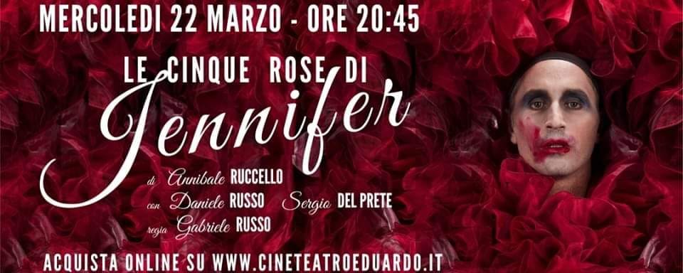 Agropoli: al Teatro “De Filippo” di scena “Le cinque rose di Jennifer” 