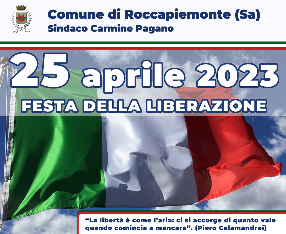 Roccapiemonte: 25 Aprile, ricordo Liberazione 1945