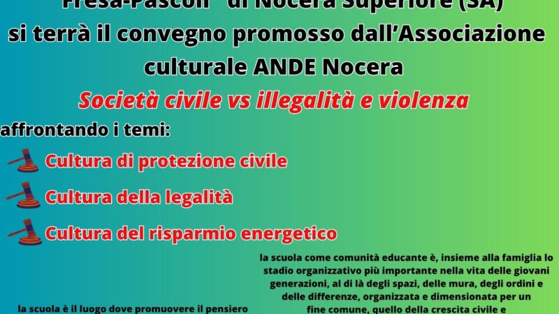 Nocera Superiore: IC “Fresa Pascoli”, incontro di formazione con Ande