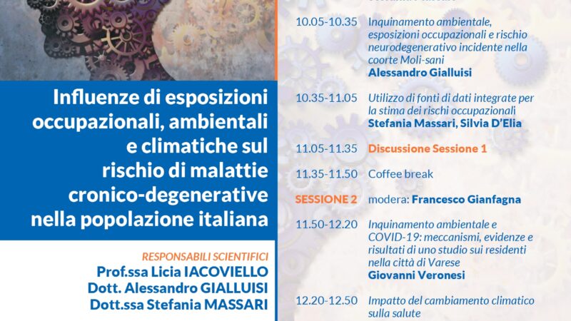 Caserta: Neuromed, convegno “Esposizioni occupazionali, ambientali e climatiche, quali rischi”