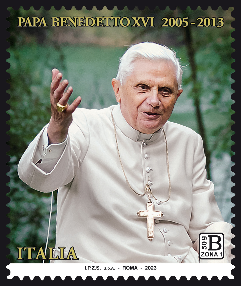 Roma: emissione francobollo su Papa Benedetto XVI