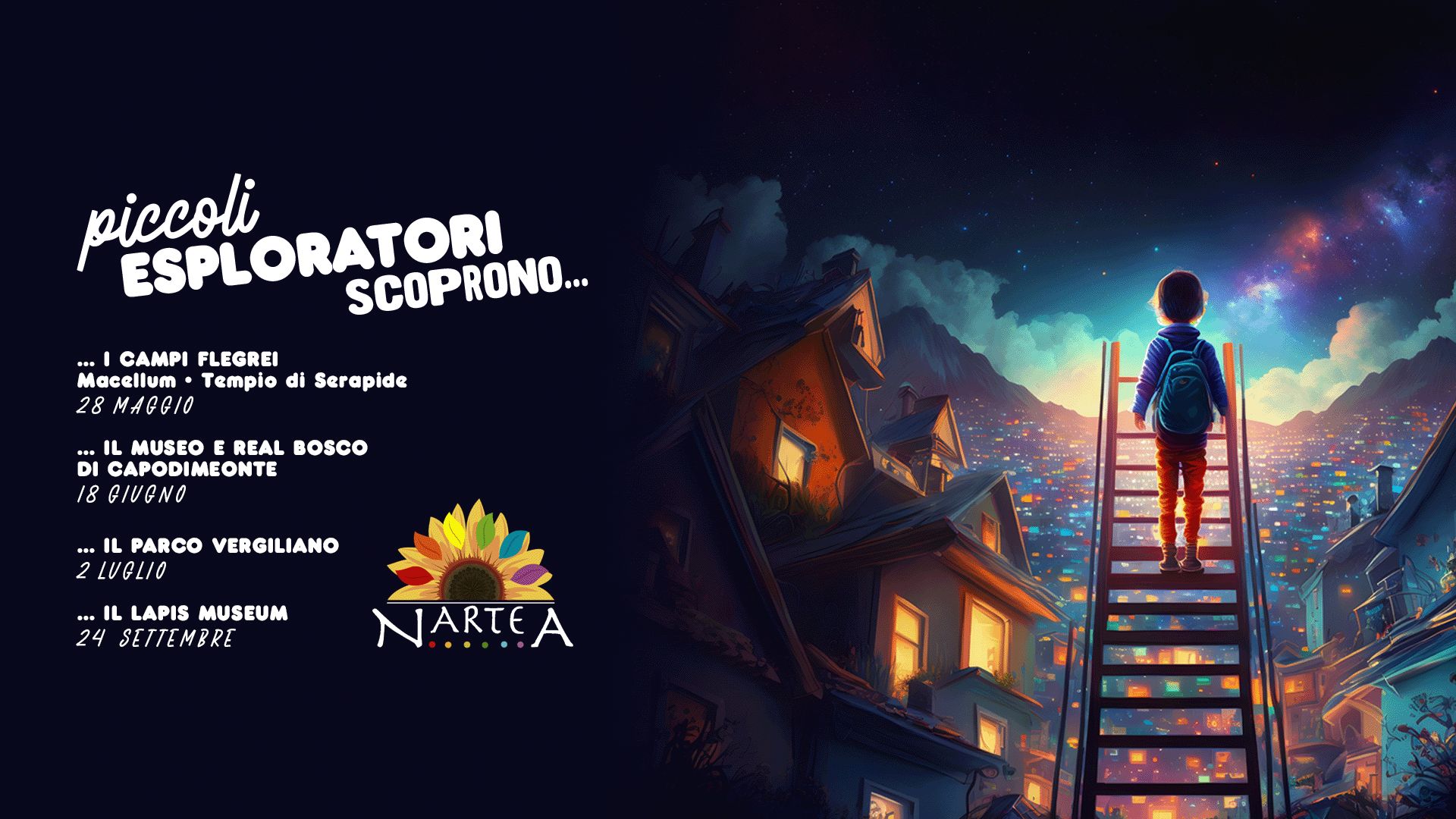 Napoli: NarteA, inaugurazione progetto “Piccoli esploratori scoprono…”