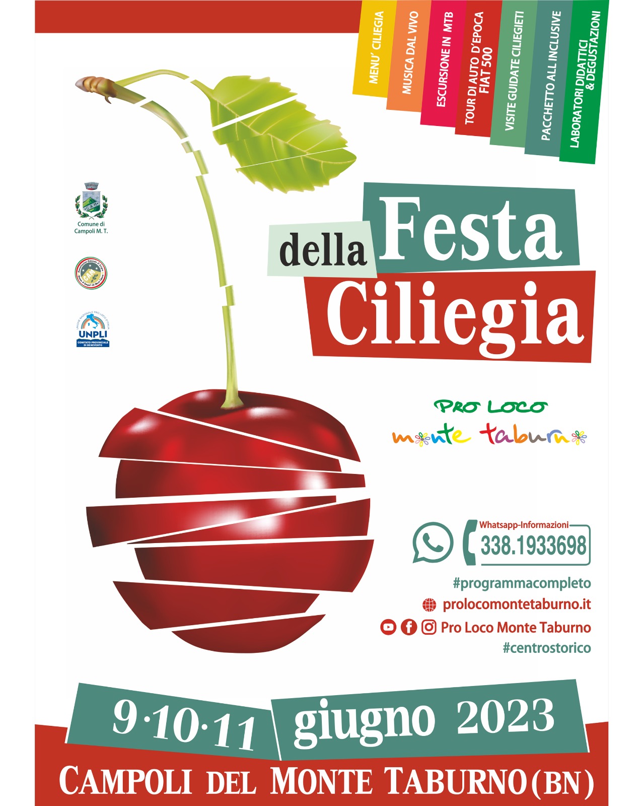 Benevento: a Campoli del Monte Taburno Festa della Ciliegia  