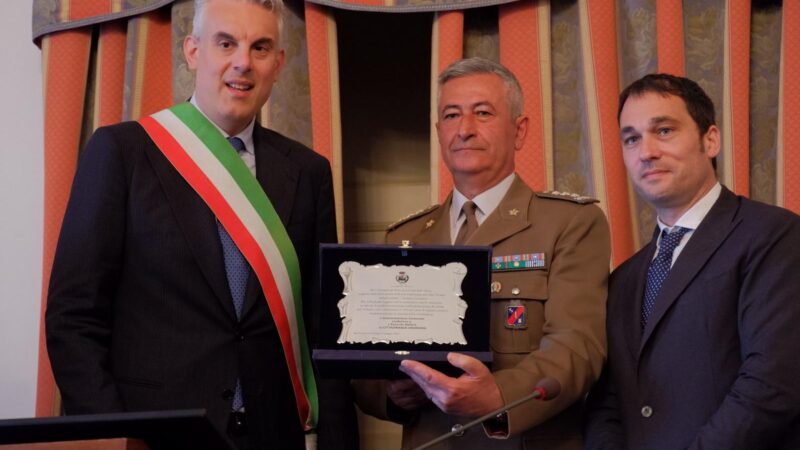 San Giorgio a Cremano: conferita Cittadinanza Onoraria ad Esercito Italiano