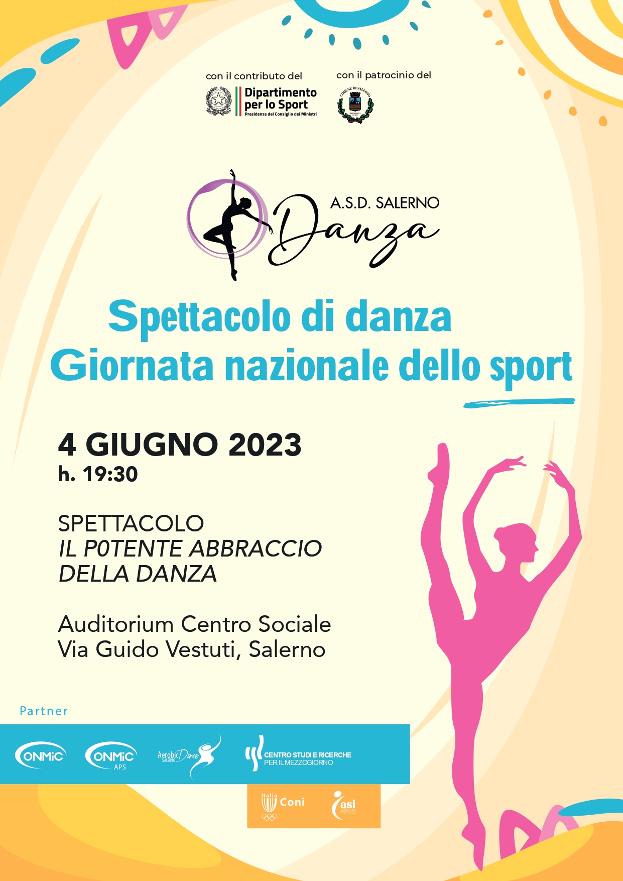 Salerno: all’Auditorium Giornata Nazionale dello Sport