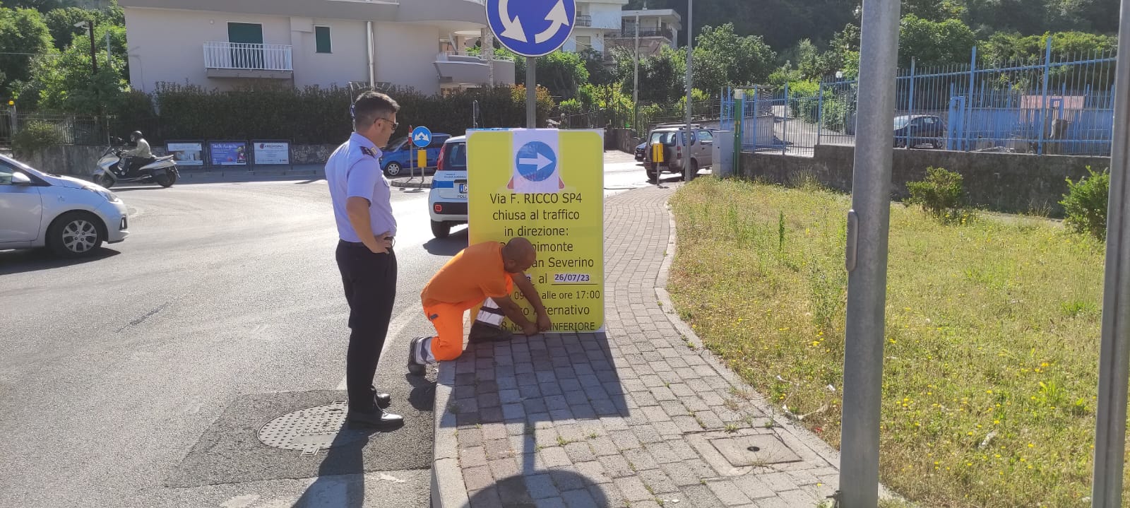 Nocera Superiore: lavori in Via Ricco, percorsi alternativi trasporto pubblico