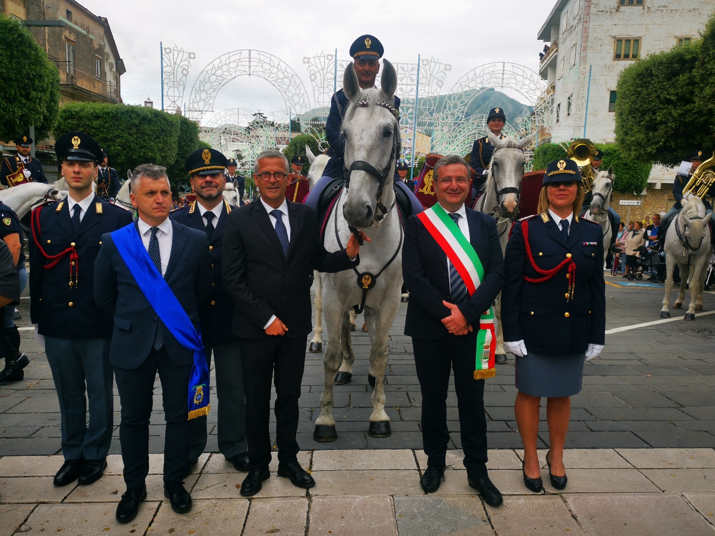 Caggiano: Polizia di Stato, Fanfara a cavallo nel ricordo di Giovanni Palatucci