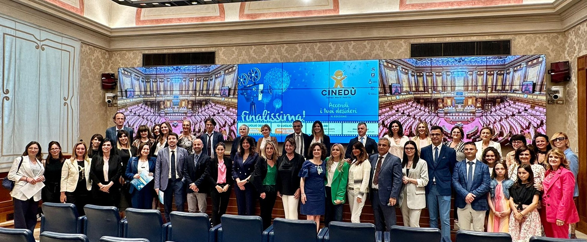 Roma: School Movie – Cinedù  a Senato, 8 regioni coinvolte, presentazione finalissima