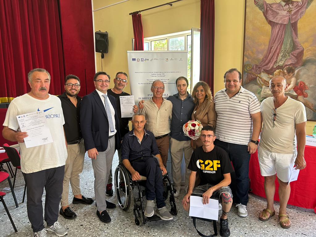 Regione Campania: progetto Inclusione per 300 persone fragili