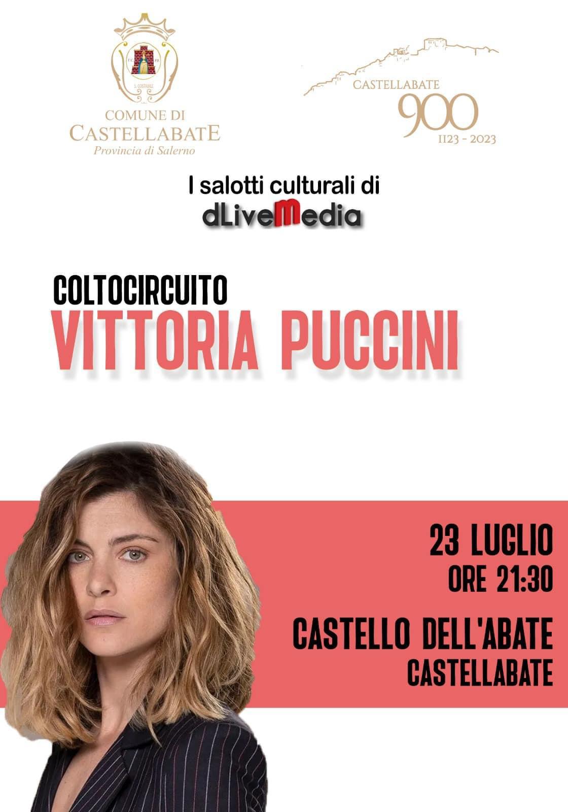 Castellabate: continuano salotti culturali di DLiveMedia con Vittoria Puccini