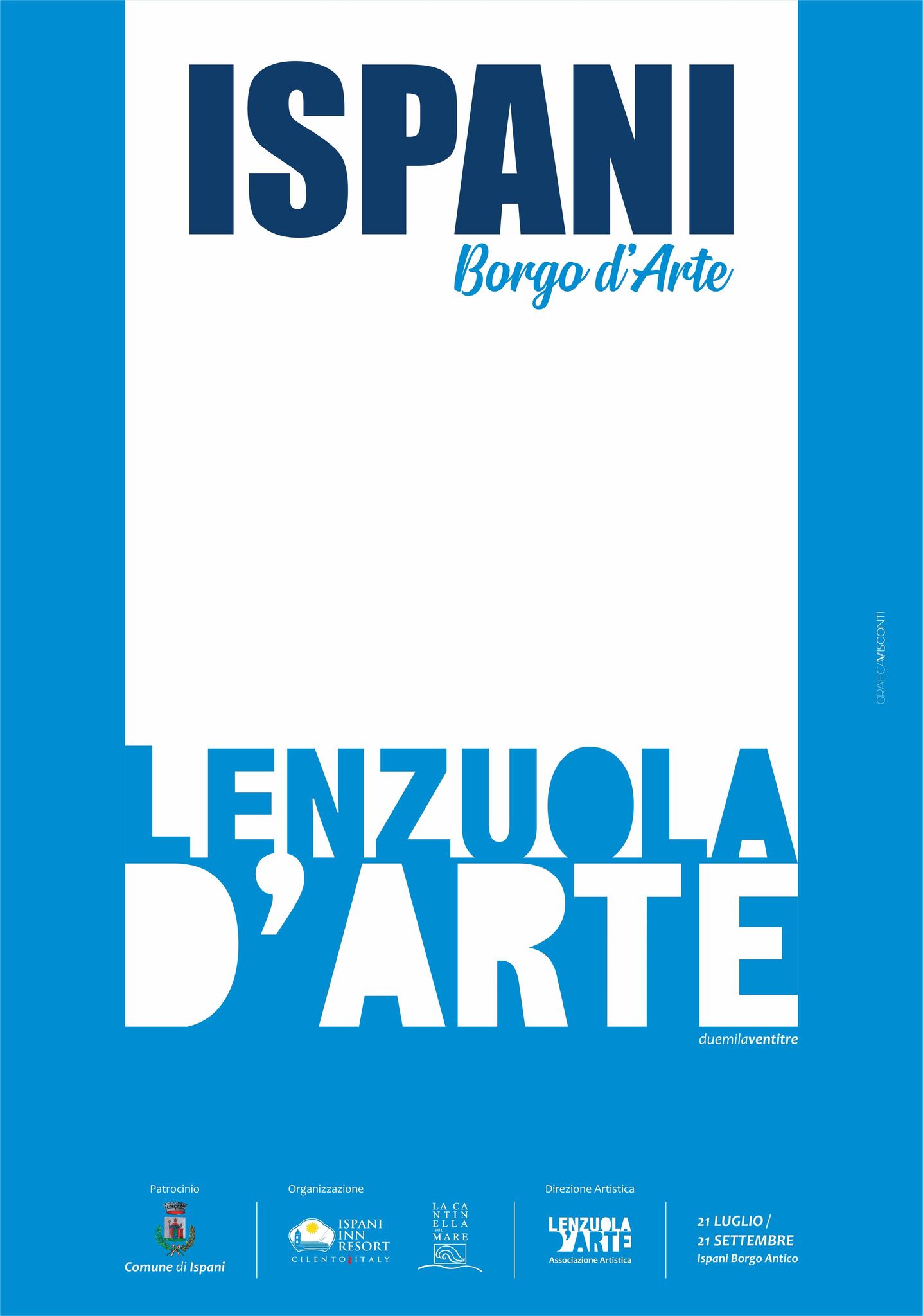 Ispani: “Lenzuola d’Arte” da 21 luglio a 21 settembre 2023