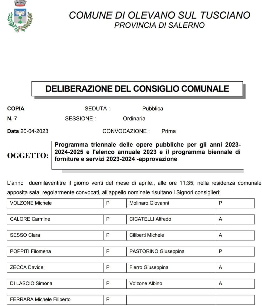 Olevano sul Tusciano: Opposizione comunale “Tutto fa brodo anche meriti altrui”