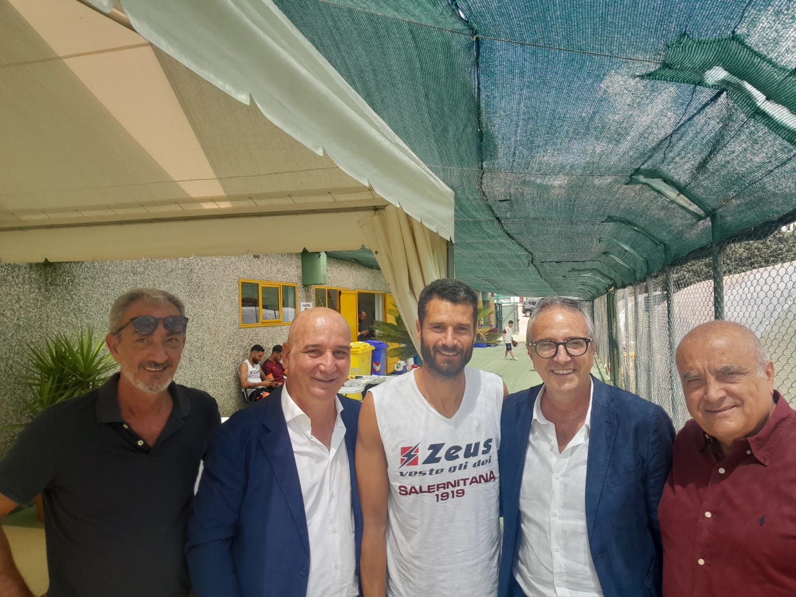 Rivisondoli: delegazione Club Salernitana Parlamento in visita a calciatori