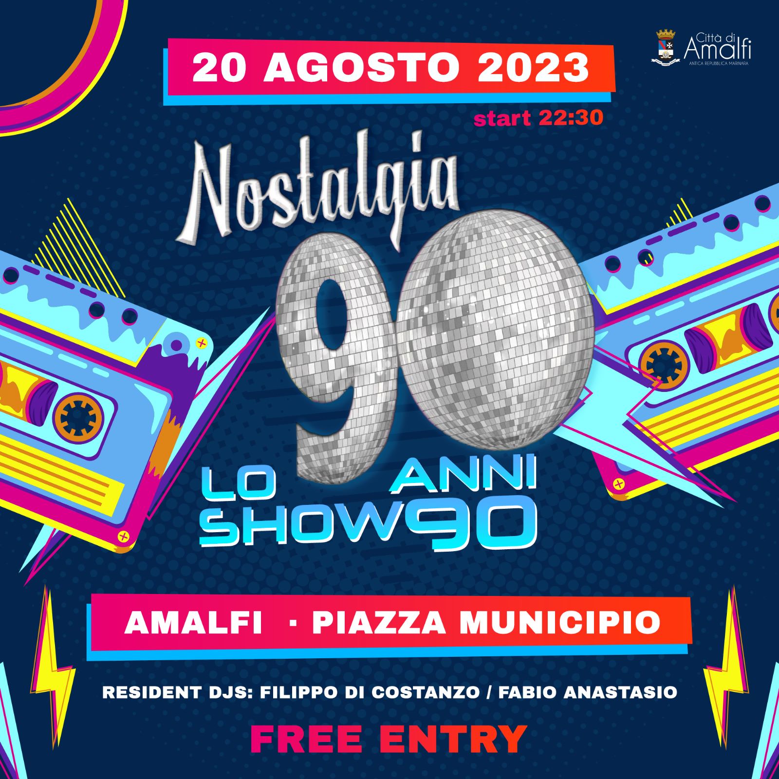 Amalfi: Nostalgia ‘90, disco music travolgente